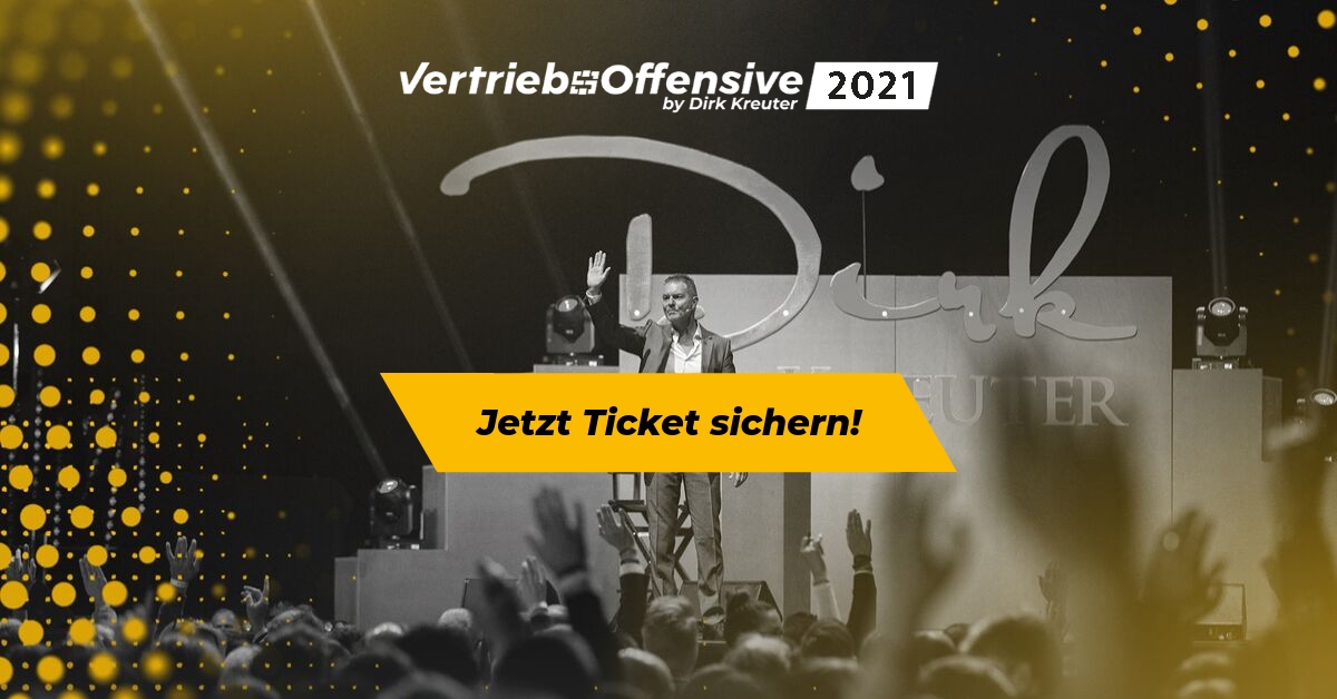 Dirk Kreuter‘s VERTRIEBSOFFENSIVE 2021 | Jetzt Ticket sichern π₯