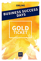 Business Success Days Gold Ticket
