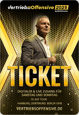 Dirk Kreuter‘s VERTRIEBSOFFENSIVE 2025 Jetzt Ticket sichern
